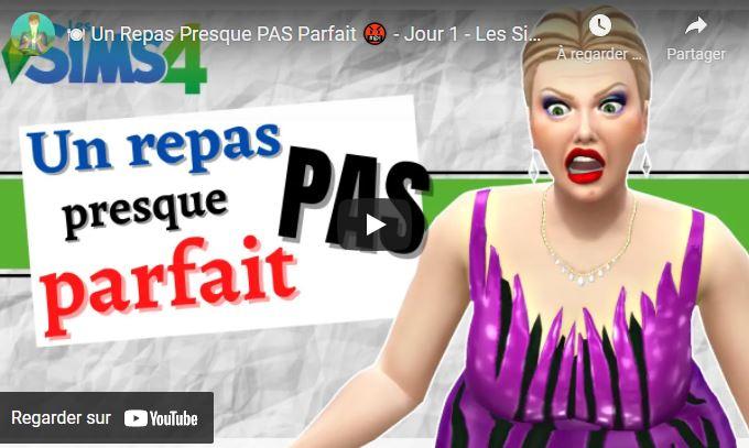 🍽 Un Repas Presque PAS Parfait 🤬 - Jour 1 - Les Sims 4