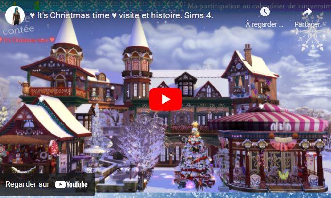 ♥ It's Christmas time ♥ visite et histoire. Sims 4.