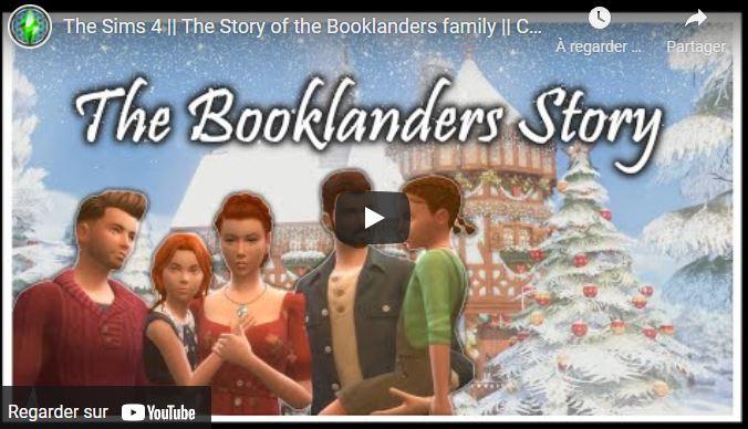 The Sims 4 || The Story of the Booklanders family || CAS mod || FR/EN