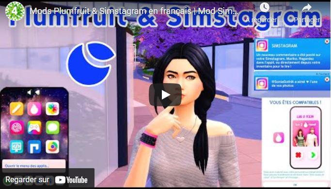 Mods Plumfruit et Simstagram par Arnie