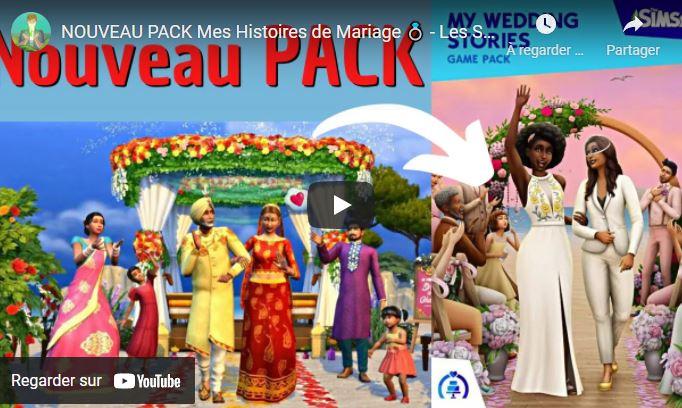 NOUVEAU PACK Mes Histoires de Mariage 💍 - Les SIMS 4