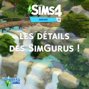 Les Sims 4 Mariage : les détails des SimGurus !