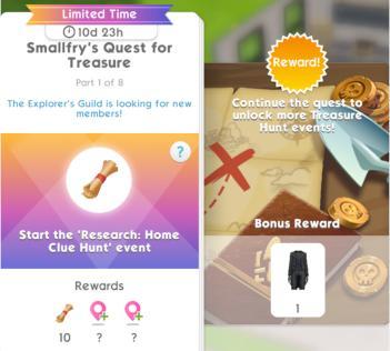chasse au tresor bric a brac quete smallfry