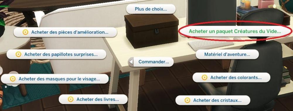 Sims 4 collections Créatures du Vide acheter des packets 1.jpg
