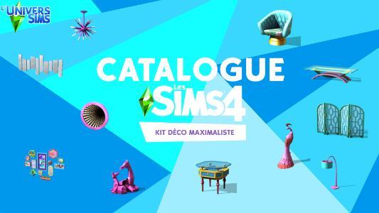 Sims 4 kit Déco Maximaliste - Présentation du mode Achat et Construction