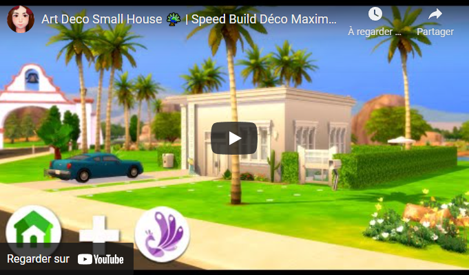 Art Deco Small House 🦚 | Speed Build Déco Maximaliste + Mini-maisons | Les Sims 4
