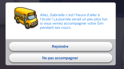 Rejoindre à l'école