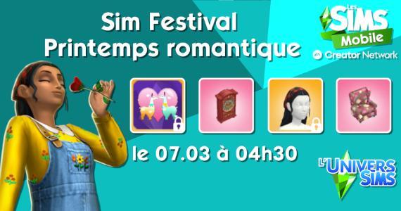 Sims Mobile - Sim Festival "Printemps romantique"