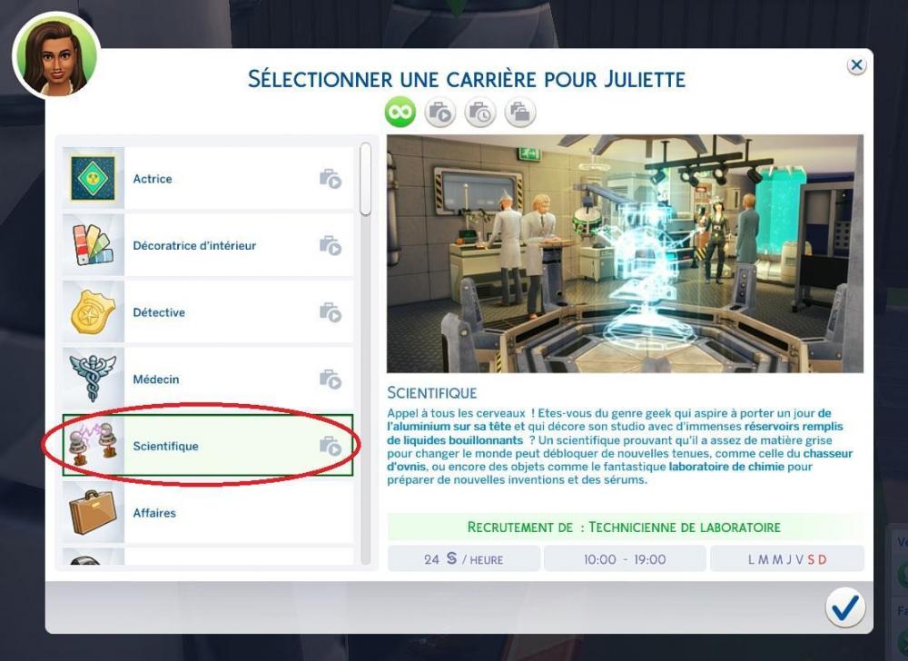 Sims 4 collections géodes carrière scientifique.jpg