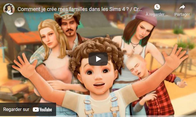 Comment je crée mes familles dans les Sims 4 ? / Création de la famille Simswap !