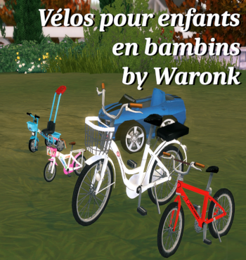 Plus d’informations sur «&nbsp;Vélos pour enfants et bambins (Waronk)&nbsp;»