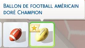 Les Sims 4 Année Lycée Football américain ballon or.jpg