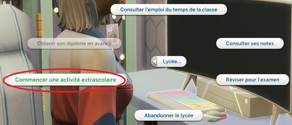 Les Sims 4 Année Lycée Pom-pom Sims Activité extrascolaire.jpg