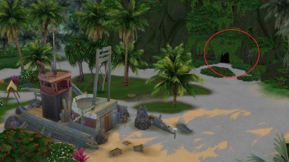 Sims 4 collections coquillages grotte emplacement.jpg
