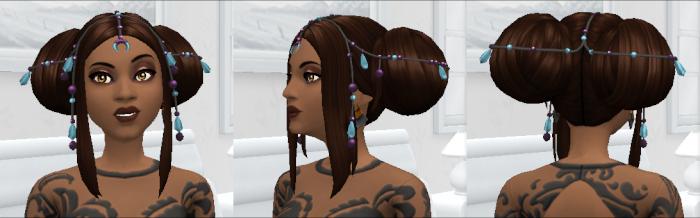 Coiffure Reine d'Halloween