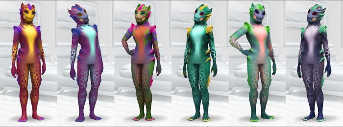 Costume extratesrrestre aquatique