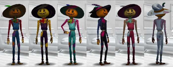Costume Épouvantail Intrépide