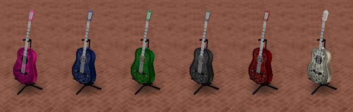 Guitare Restes des disparus