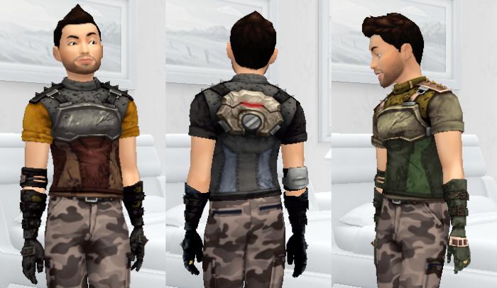 Gilet Grunge apocalyptique