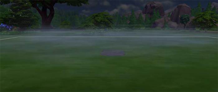 tombes avec brumes et corbeaux, vampire base game, animation halloween Bakie2.jpg
