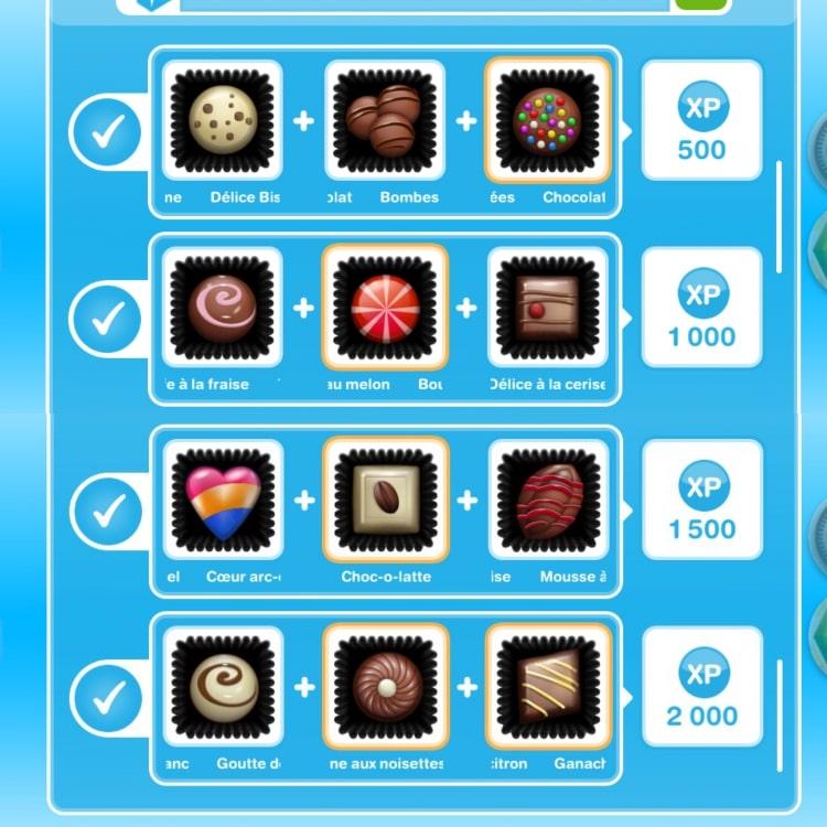 Sims Freeplay - Evenement de loisirs - Spécial chocolatier 