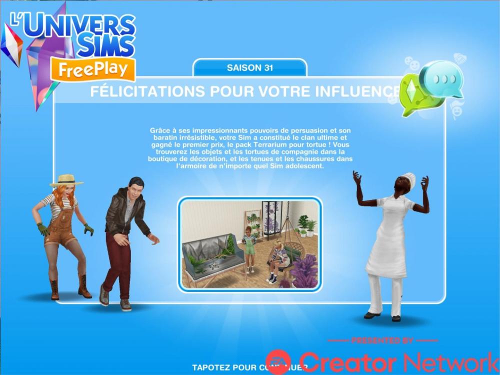 Sims Freeplay - Ile de l'influence saison 31 - Terrarium pour tortue (2).jpg