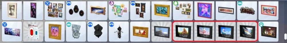 Sims 4 collections affiches positivité code.jpg