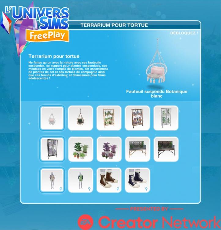 Sims Freeplay - Ile de l'influence saison 31 - Terrarium pour tortue (1).jpg