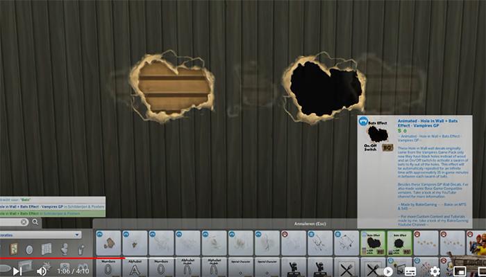 trous muraux avec animation chauve souris, base game, halloween, Bakie.jpg