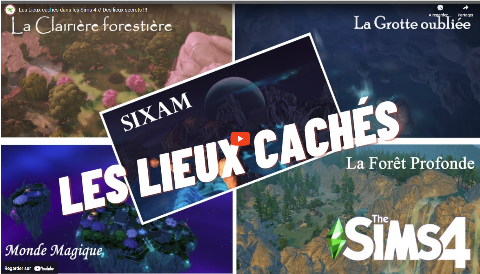 Les Lieux cachés dans les Sims 4 // Des lieux secrets !!!