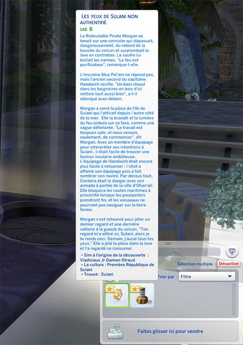 Description de la relique de Sulani dans l'inventaire du Sim - A authentifier trouvé par Vlad.jpg