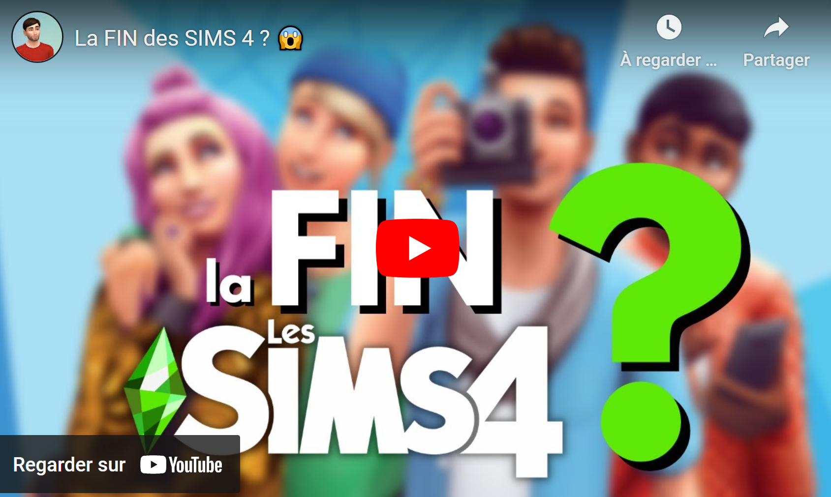 La FIN des SIMS 4 ? 😱