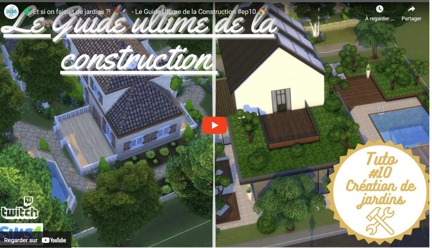 🍀 Et si on faisait de jardins ?! 🌹🔨 - Le Guide Ultime de la Construction #ep10 🏠