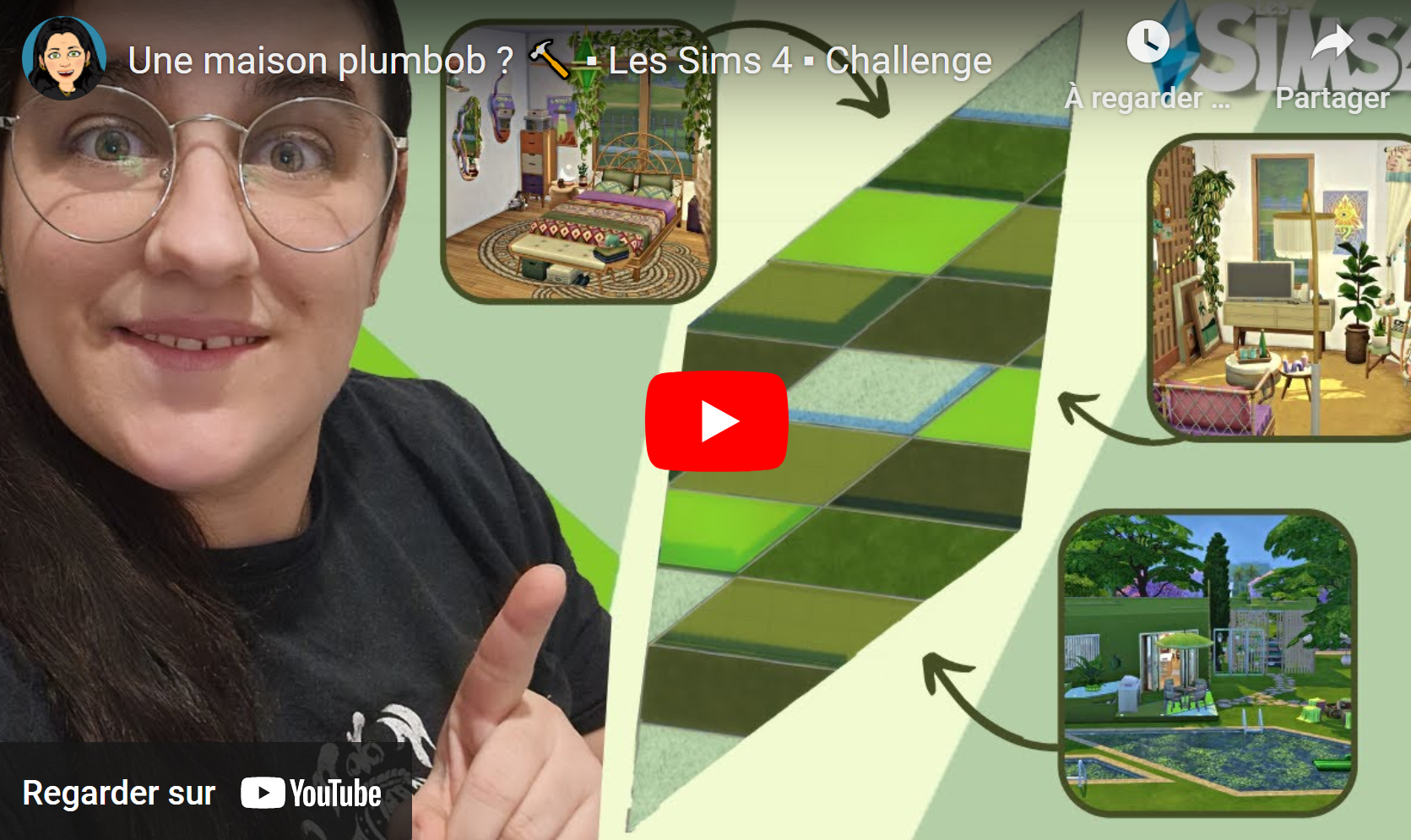 Les Sims 4 : Une maison Plumbob !