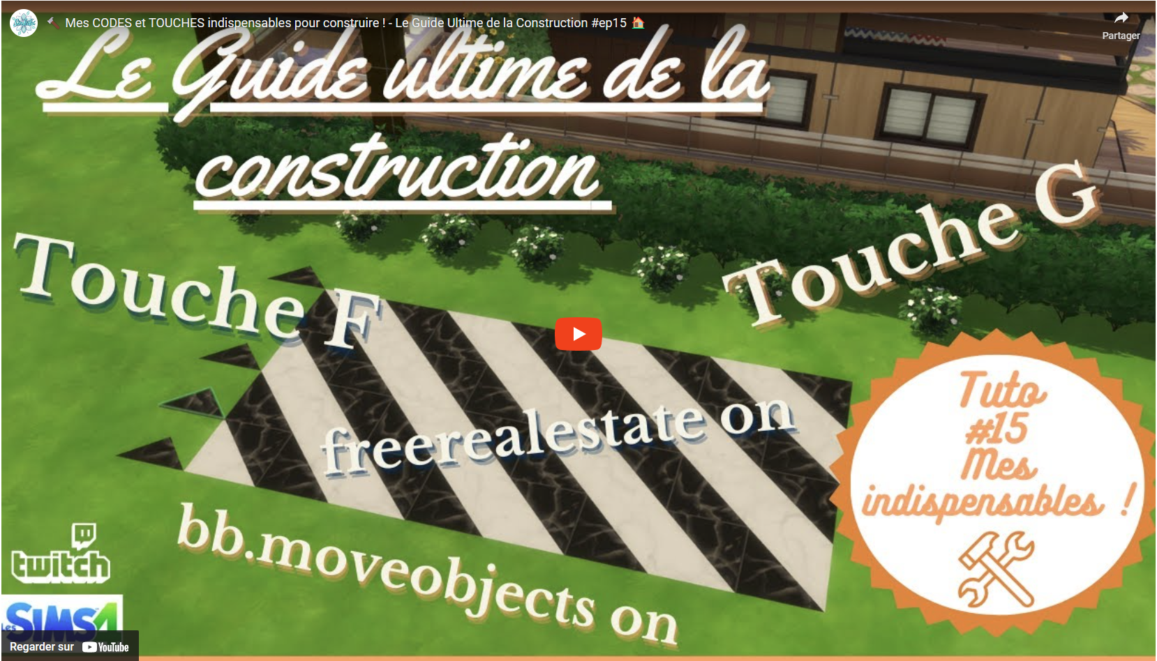 🔨 Mes CODES et TOUCHES indispensables pour construire ! - Le Guide Ultime de la Construction #ep15 🏠