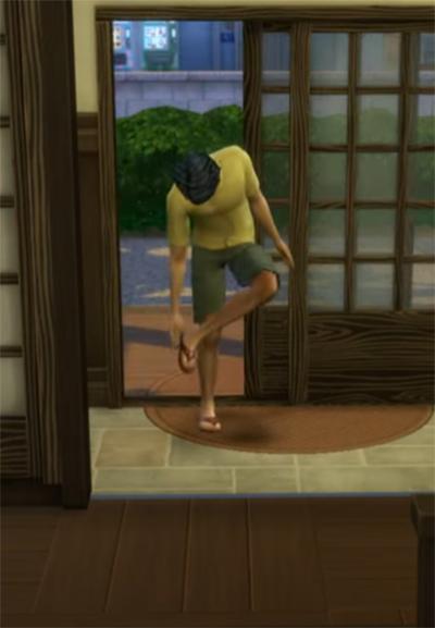 Enlever ses chaussures dans l'entrée, nouvelle animation plus réaliste de Cepzid.jpg