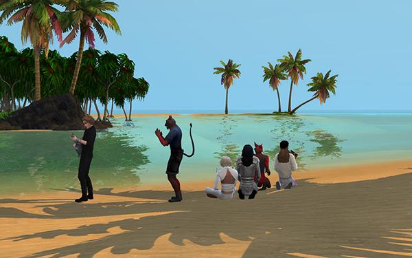 4.menu amical sur l'autre Sim, accompagnez-moi! tout le monde sur la plage.jpg