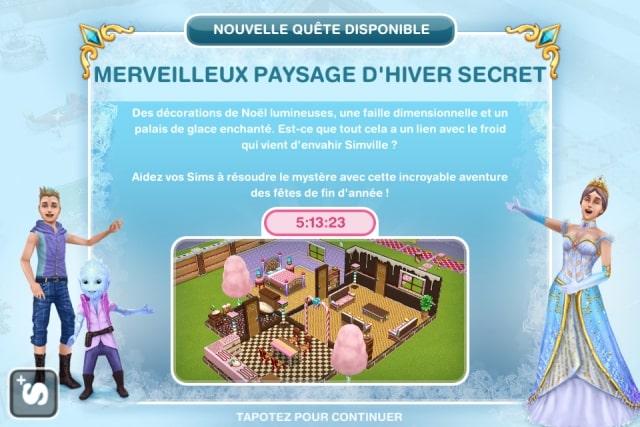 Sims Freeplay - Quête saisonnière - Merveilleux paysage d'hiver secret (5).jpg