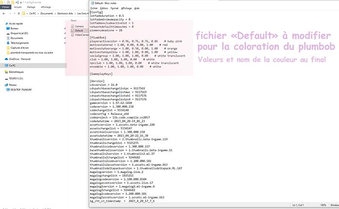 fichier .ini ou se trouve le plumbob à modifier emplacement et ligne simplissim©luniversims.fr.jpg