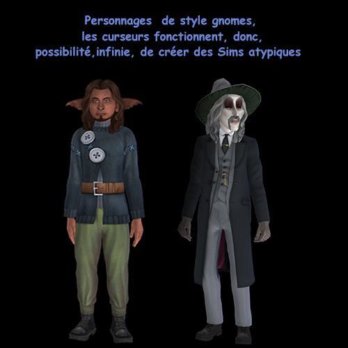 Personnages Sims réduits, gnomes, possibilités infinie de faire des personnages atypiques1.jpg