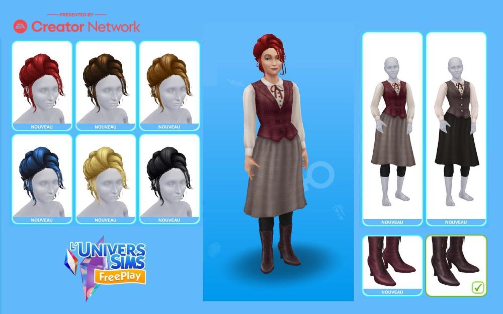 Sims Freeplay-Evenement en direct-Château studieux Tenues (2).jpg