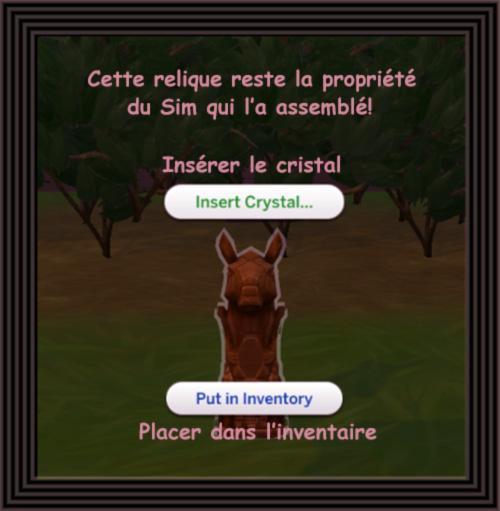 La relique reste la proprioété du Sim qui l'a assemblé! BlackDrazon-luniversims.fr.jpg
