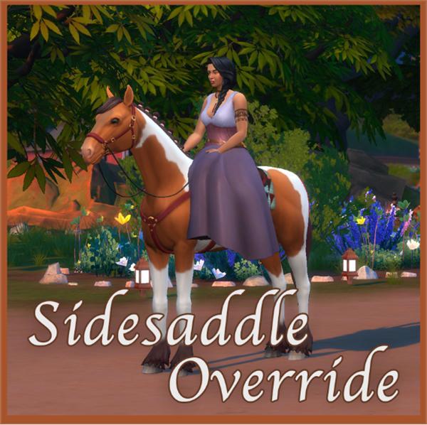 monter en cavalière sur cheval, janesimsten, luniversims.fr.jpg