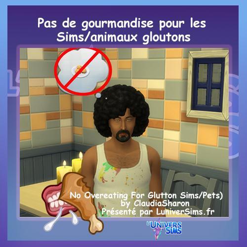 Plus d’informations sur «&nbsp;Pas de gourmandise pour les Sims/animaux gloutons (No Overeating For Glutton Sims/Pets) ClaudiaSharon&nbsp;»