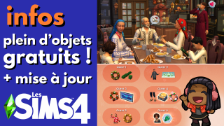 Plein d’OBJETS GRATUITS 😁 dans Les Sims 4 ! + Mise à jour