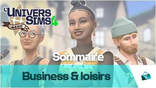 Plus d’informations sur «&nbsp;Sommaire des nouveautés Les Sims 4 Business et Loisirs&nbsp;»
