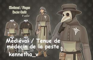 Medieval-medecin de la peste-kennetha_v-luniversims.fr-coin des cc-trouvaille du net- TS4 cc du net-historique.jpg