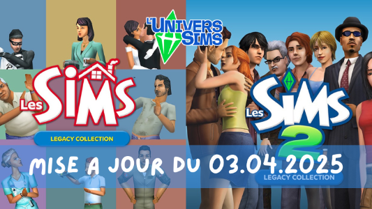 Plus d’informations sur «&nbsp;Les Sims et Les Sims 2 : Mise à jour du 03/04/2025&nbsp;»