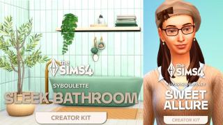 Découverte des kits Salle de bain sophistiquée 🛁 et Adorables détails 🎀 | Les Sims 4