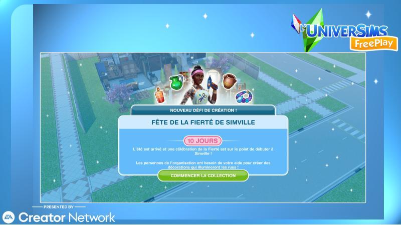 Sims Freeplay  Défi de création  Fête de la Fierté de Simville.jpg